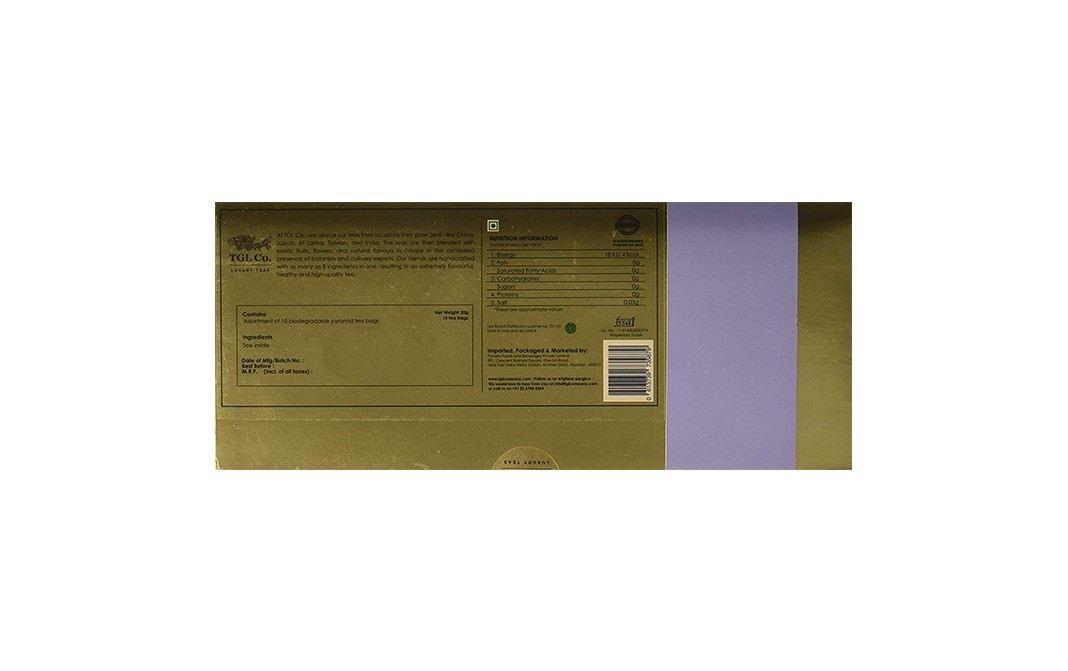 TGL Co. Luxury Teas (Handpicked Assortment)    Pack  30 grams